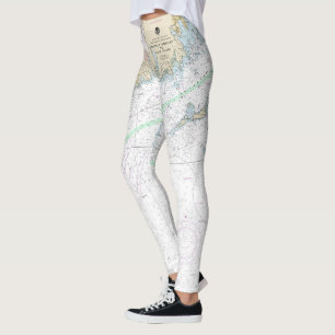 Leggings Le vignoble de Martha pour bloquer la carte marine