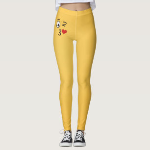 Leggings Le visage Jetant un baiser
