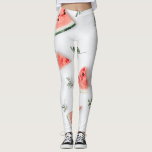 LEGGINGS LE WATERMELON ET LES FEUILLES