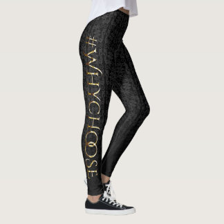 Leggings Le #WhyChoose de journaux intimes de voile