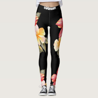 Leggings Le yoga halète floral