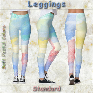 Leggings LÉGÈGES - Couleurs pastel douces