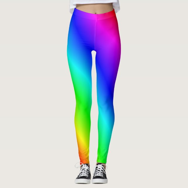 Leggings Légendes arc-en-ciel Disco (Devant)