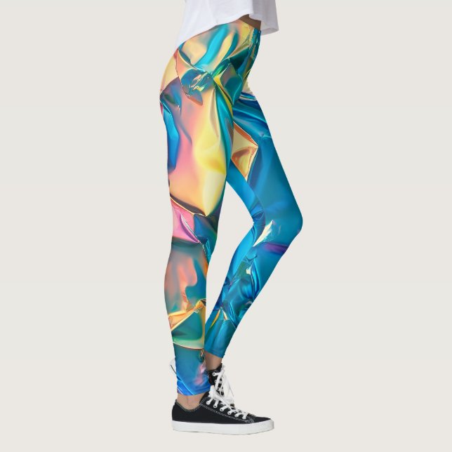 Leggings Légendes arc-en-ciel écrasées (Droite)