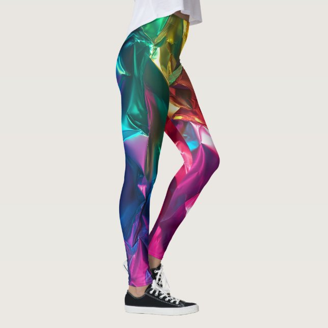 Leggings Légendes arc-en-ciel écrasées (Droite)