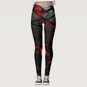 Leggings Légendes athlétiques à taille élevée rouge vif