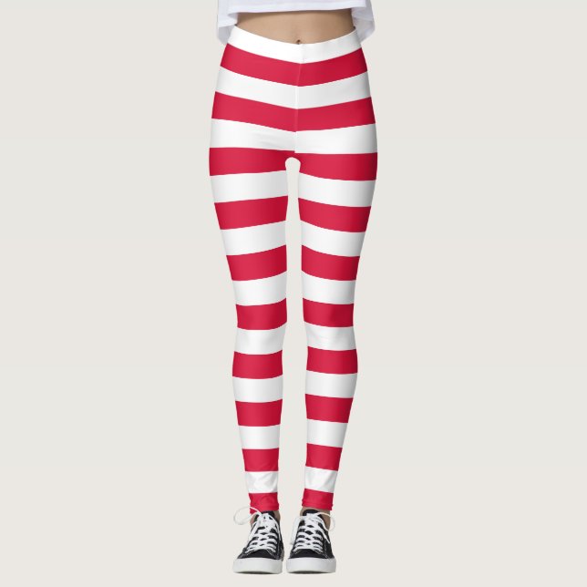 Leggings Légendes avec drapeau de Pologne (Devant)