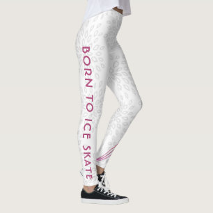 Leggings Légendes blanches de patinage artistique - Né en