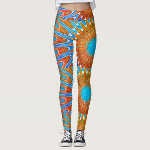 Leggings Légendes bleues tout-sur-impression