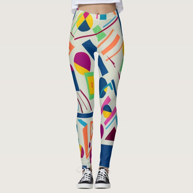 Leggings Légendes colorées et de longueur totale (Devant)