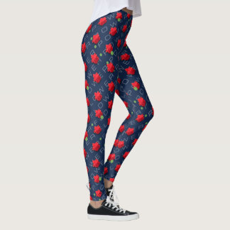 Leggings Légendes d'alimentation de fleurs
