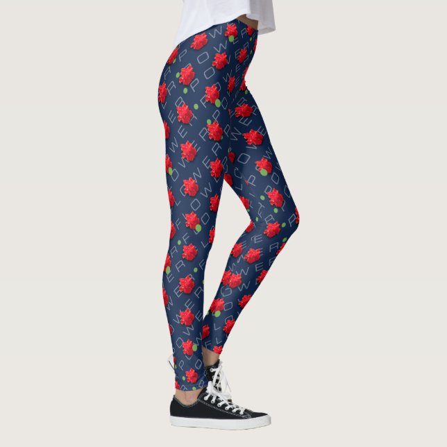 Leggings Légendes d'alimentation de fleurs (Droite)