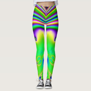 Leggings Légendes dans un style arc-en-ciel amusant