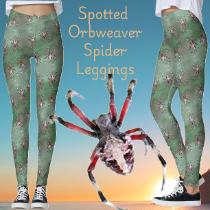 Leggings Légendes d'araignée orbweaver tachetées