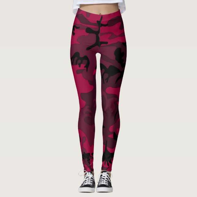 Leggings Légendes de camo rose (Devant)