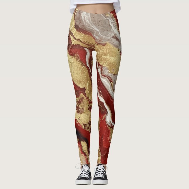 Leggings Légendes de conception de wirl (Devant)