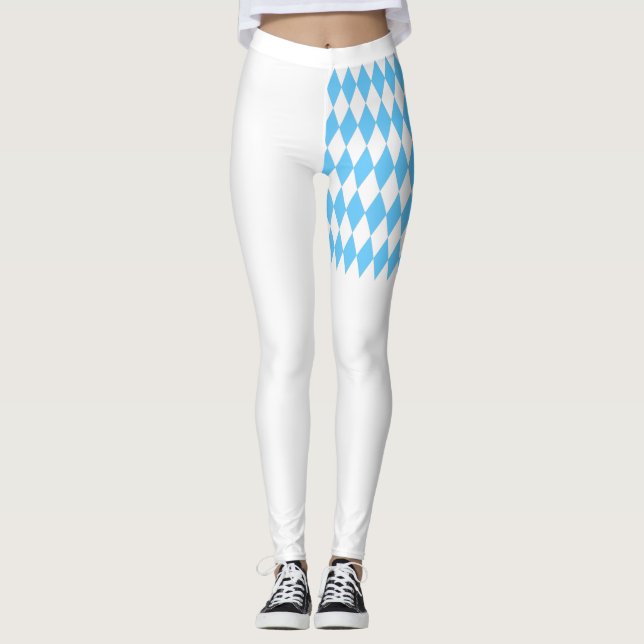 Leggings Légendes de diamants bleus (Devant)