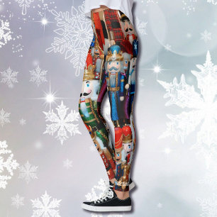 Leggings Légendes de fêtards et feux de Noël