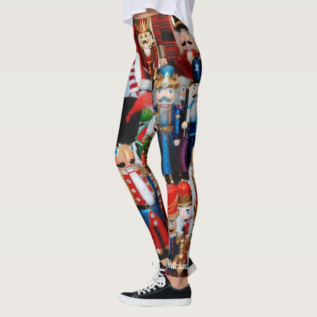 Leggings Légendes de fêtards et feux de Noël (Gauche)