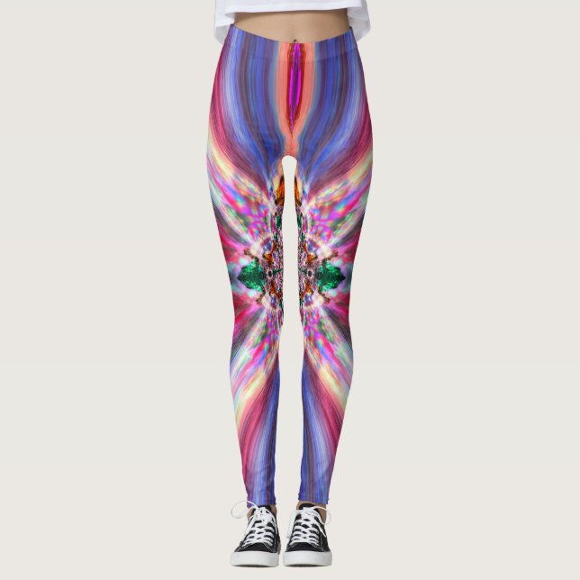 Leggings Légendes de feu étincelantes (Devant)
