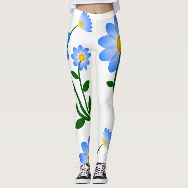Leggings Légendes de fleurs (Devant)
