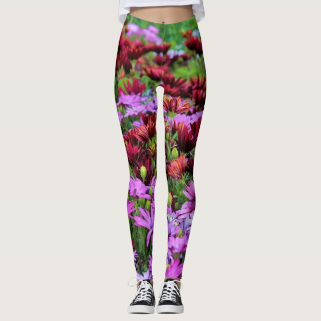 Leggings Légendes de fleurs (Devant)
