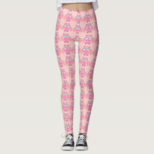 Leggings Légendes de hibou de message d'amour mignonnes