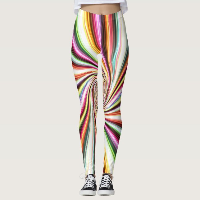 Leggings Légendes de la chaîne de foudre (Devant)