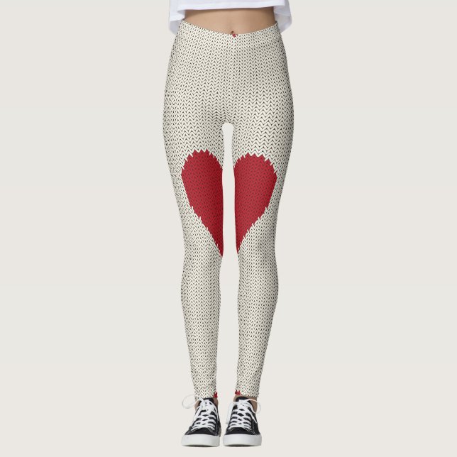 Leggings Légendes de l'effet cardiaque mignonne (Devant)
