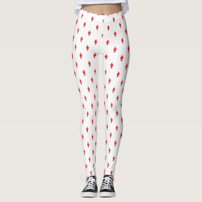 Leggings Légendes de l'homme des feux de circulation (Devant)