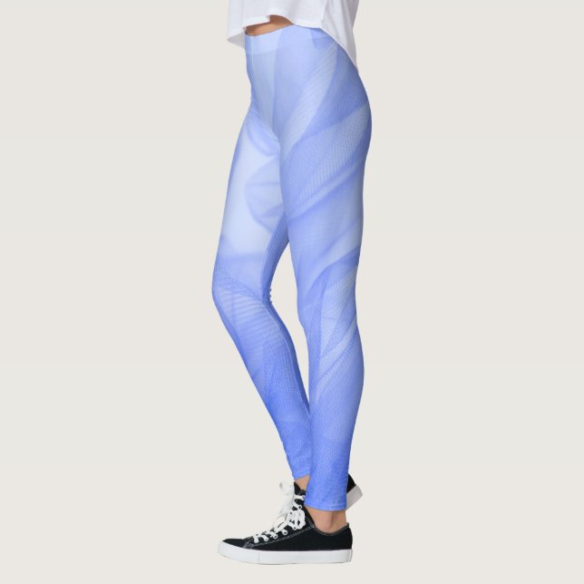 Leggings Légendes de mode bleue pour femmes (Gauche)