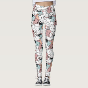 Leggings Légendes de monstres adorables