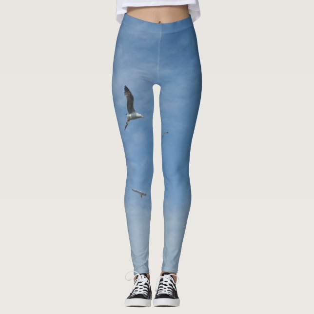 Leggings Légendes de mouettes volantes (Devant)