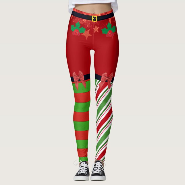 Leggings Légendes de Noël (Devant)