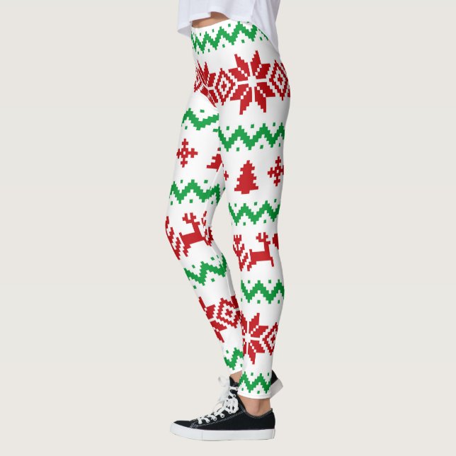 Leggings Légendes de Noël affreuses (Gauche)