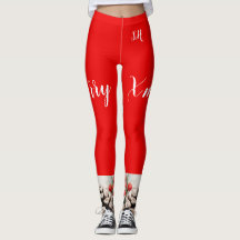 Légendes de Noël Capris haut taille, sports