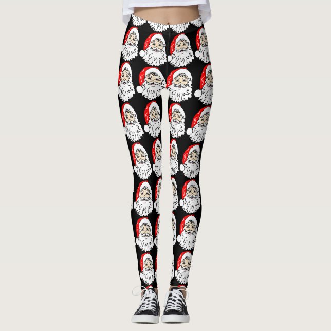 Leggings Légendes de Noël élégantes (Devant)