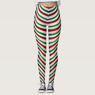 Leggings Légendes de Noël Sucre de canne mignon Pantalon St