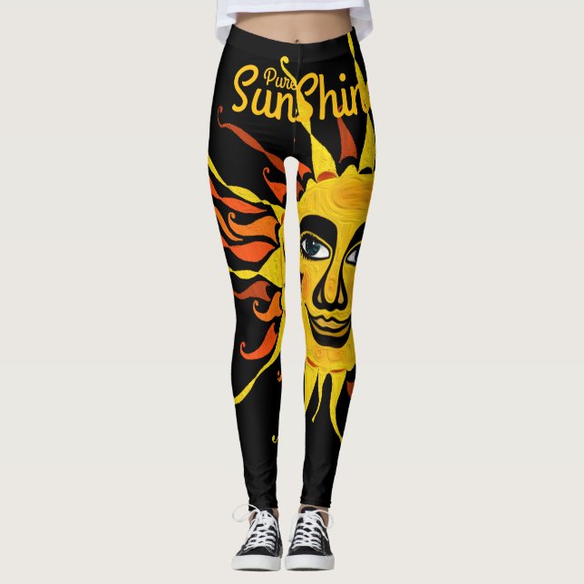 Leggings Légendes de soleil pures (Devant)