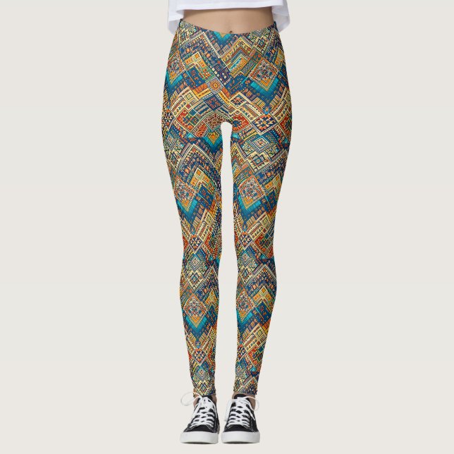 Leggings Légendes de style différent (Devant)