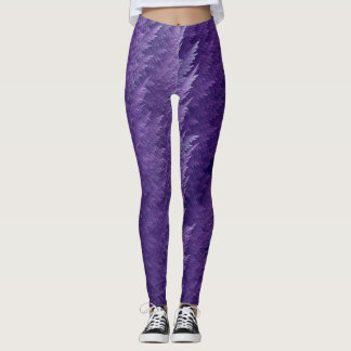 Leggings Légendes de tarte violette en plumes