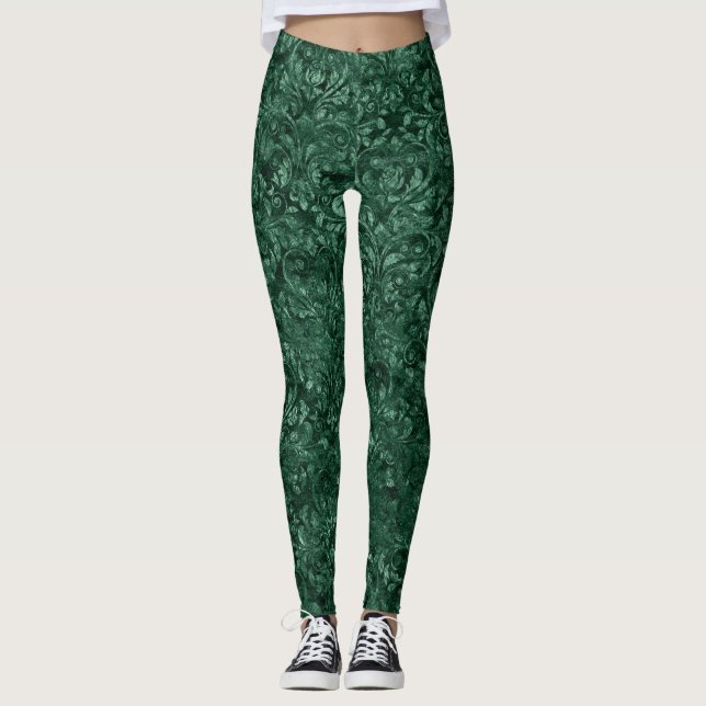 Leggings Légendes de velours concassées (Devant)