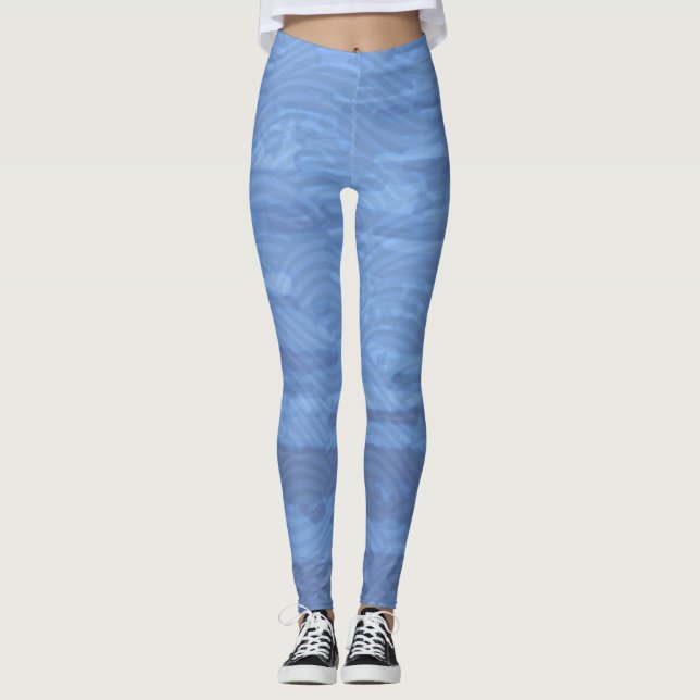 Leggings Légendes d'eau bleue (Devant)
