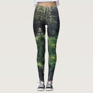 Leggings Légendes des femmes des arbres verts de la forêt