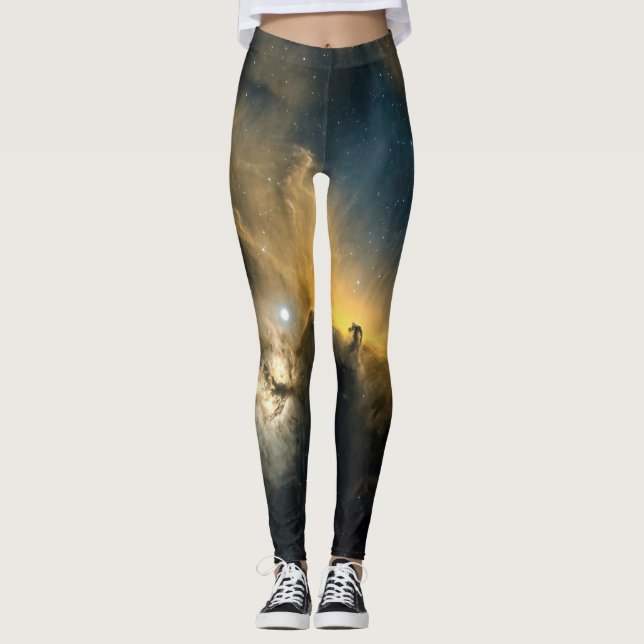 Leggings Légendes d'impression Galaxy - Style cosmique et i (Devant)