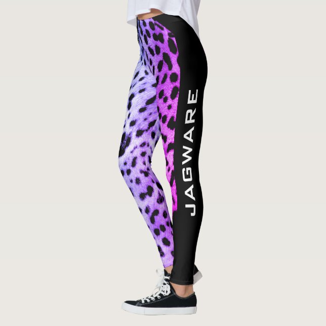 Leggings Légendes d'impression Jagware Electric Purple (Gauche)