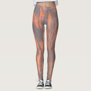 Leggings Légendes d'impression recto verso Abstraites pour