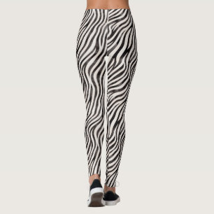 Leggings Légendes d'impression Zebra