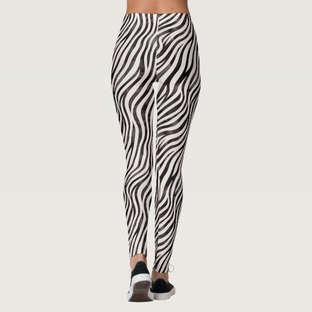 Leggings Légendes d'impression Zebra (Dos)