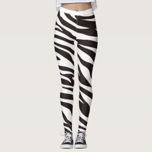 Leggings Légendes d'impression Zebra